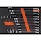 Hard foam inlay with Combi Ratchet Spanner 15° Set 1 F