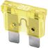 Caixa plástica 50 fusíveis cassete 20A amarelo