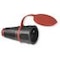 Fiche de raccordement femelle caoutchouc 10/16 A - 250 V - IP44