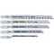 Assortiment de lames pour bois, 25 pièces