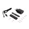 Emuca Connecteur USB +C Linky (81x12mm), 5V2A (10W), Plastique noir