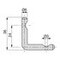 Goujon double 90º pour System ø10
