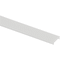 Profil diffuseur plat W, Plastique noir