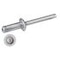 High strength blind rivets, flat head, aluminium/aluminium