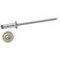 Multi purpose blind rivets, flat head, aluminium/stainless steel A2 (german approval DIBT)