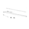 Emuca Luminaire LED Taika de tiroir 12V 600mm, Anodisé mat