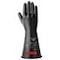 Short electric insulating gloves with mechanical resistance