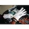 Short electric insulating gloves with mechanical resistance