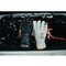 Short electric insulating gloves with mechanical resistance