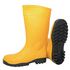 Rubber boot PVC S5 yellow 