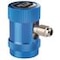 LP COUPLER BLUE R134a MALE 
