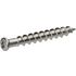 Screw for flat roofing, pan head, stainless steel A2, for aerated concrete 