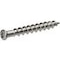 Screw for flat roofing, pan head, stainless steel A2, for aerated concrete 