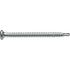 Self-drilling screw for flat roofing, raised CSK head, stainless steel A4, for wood/steel, drill capacity max. 2 x 1.0 mm