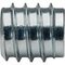 Screwed insert, internal hex drive, steel zinc plated 