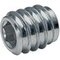 Screwed insert, internal hex drive, steel zinc plated 