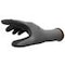 Mechanic glove with shrunk latex coating 
