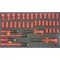 FULLY INS. SOCKET SET 3/8”-½”