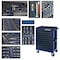 Servante Pro 9 tiroirs bleue équipée 207 outils