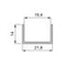 Profil U19x14 Placard 74/90