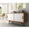 Kit Système Flow  pour une armoire avec 2 portes coulissantes soutenues en bois