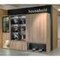 Kit Système Flow  pour une armoire avec 2 portes coulissantes soutenues en bois