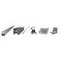 Kit for triangular solar/pv installation 2 modules