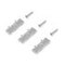 Clips para carriles Flow para montaje de superficie