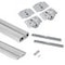 Sistema Flow de superficie en formato kit para un armario de 2 puertas corredera