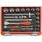 Coffret cliquets et douilles BFD 1/4
