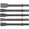 Set 5 burins pour burineur pneumatique