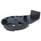 Deck stone edge support