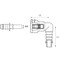 Connettore rapido linea carburante 90°