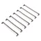 Jeu de 7 tringles porte-pantalon Quartz, Plastique et Aluminium, Titane