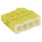 Mini conector  rápido amarelo 4x0.2-2.5MM²