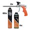 BIG DEAL Mousse de coffrage B3 + pistolet à mousse
