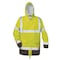 Warning protection rain jacket