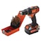 Pack 25 forets COBRA HSS + visseuse 18V