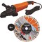 Set meuleuse 230 mm + 5 disques diamant Wave