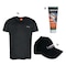 Sonnenschutz, Base Cap + T-Shirt Gr. M