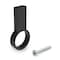 Support central ø28 pour tringle de penderie moka
