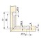 Goujon double 90º pour System ø14