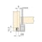 Vérin intérieur M10x38/61