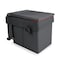 Poubelle 15l pour porte avec couvercle automatique