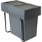 Poubelle de recyclage de 20L Recycle pour la cuisine, fixation inférieure et ext