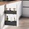 Titane Simplex Porte-bouteilles coulissant avec fermeture douce