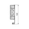Simplex 25 kg cajón exterior altura 122 mm
