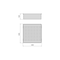 Tiroir métallique quartz pour placards et dressings