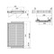 Tiroir porte-chaussures coulissant en quartz pour placards et commodes