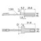 Capteur pour interrupteur de luminaire LED Pyxis encastré (interrupteur) (24V DC